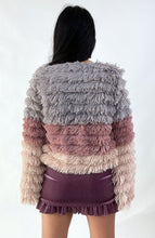Load image into Gallery viewer, Fur Jacket - Furry Jacket - Ombre Jacket
