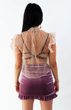 Load image into Gallery viewer, Shimmer Top - Sheer Top - Sequin Top
