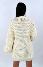 Load image into Gallery viewer, Knit Cardigan - Comfy Cardigan - Cream Cardigan
