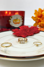 Load image into Gallery viewer, Ring Set - Gold Ring Set - Rhinestone Ring
