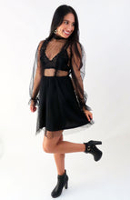 Load image into Gallery viewer, Mesh Dress - Black Party Dress - Sheer Mesh Dress
