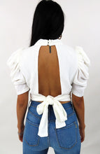 Load image into Gallery viewer, Open Back Crop Top - Open Back Top - Open Back Blouse

