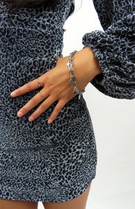 Silver Chain Bracelet - Charm Bracelet - Chain Bracelet