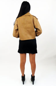 Women's Leather Jacket - Faux Leather Jacket - Leather Jacket